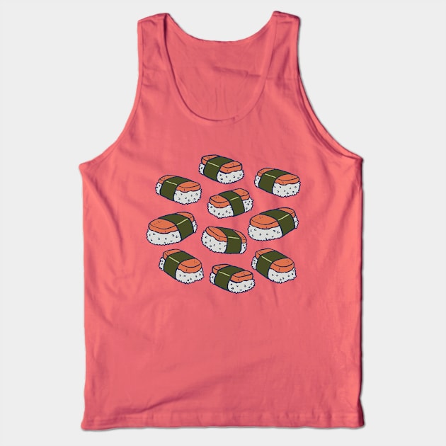 Musubi Hawaiian Sushi Tank Top by Carabara Designs